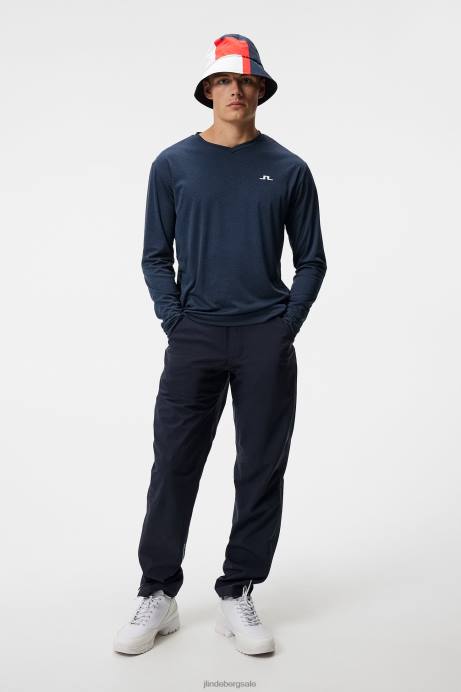 Men J.Lindeberg Navy Active Long Sleeve T-shirt Clothing 8R62162