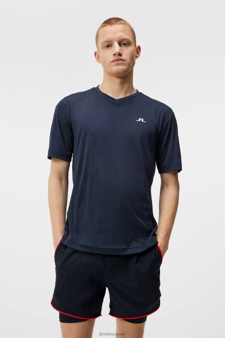 Men J.Lindeberg Navy Active T-shirt Clothing 8R62174