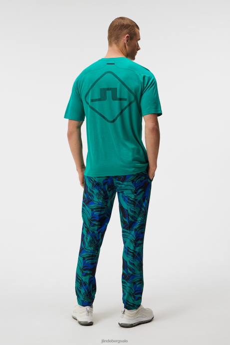 Men J.Lindeberg Proud Peacock Shaun Wool T-shirt Clothing 8R621