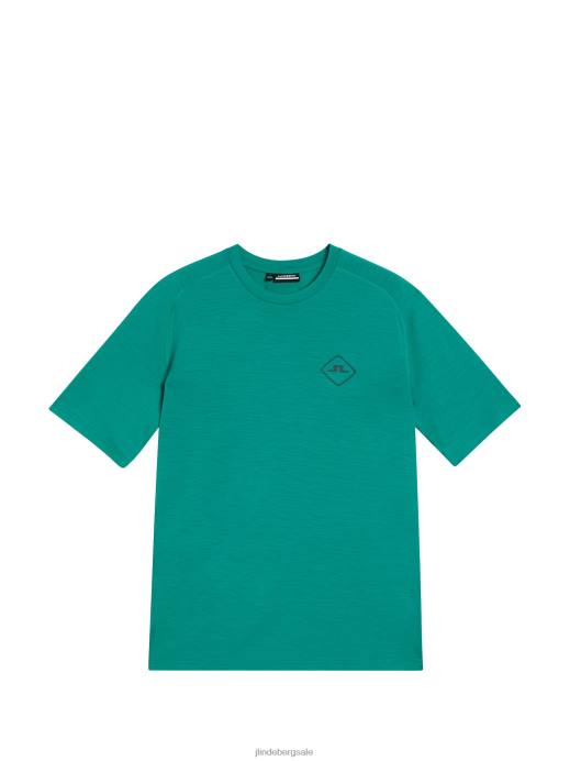 Men J.Lindeberg Proud Peacock Shaun Wool T-shirt Clothing 8R621