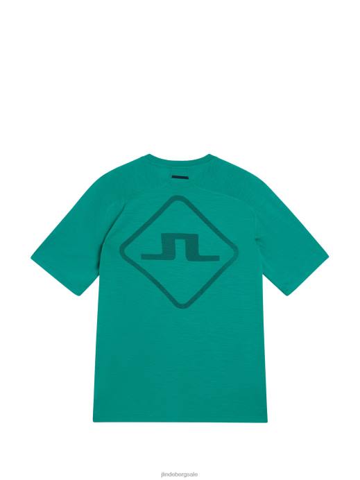 Men J.Lindeberg Proud Peacock Shaun Wool T-shirt Clothing 8R621