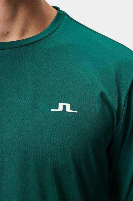 Men J.Lindeberg Rain Forest Ade Long Sleeve T-shirt Clothing 8R62160