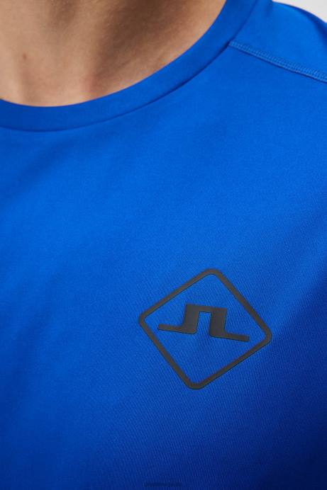 Men J.Lindeberg Surf the Web Diamond Long Sleeve T-shirt Clothing 8R6212