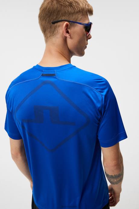 Men J.Lindeberg Surf the Web Diamond T-shirt Clothing 8R624