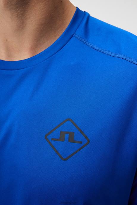 Men J.Lindeberg Surf the Web Diamond T-shirt Clothing 8R624