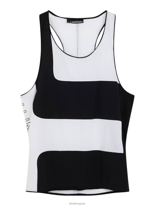 Men J.Lindeberg White Big Bridge Tank Top Clothing 8R62183