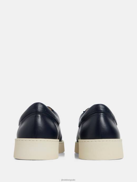 Men J.Lindeberg Navy Art Tennis Sneaker Footwear 8R621266