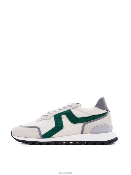 Men J.Lindeberg White Bridge Runner Sneakers Footwear 8R622539