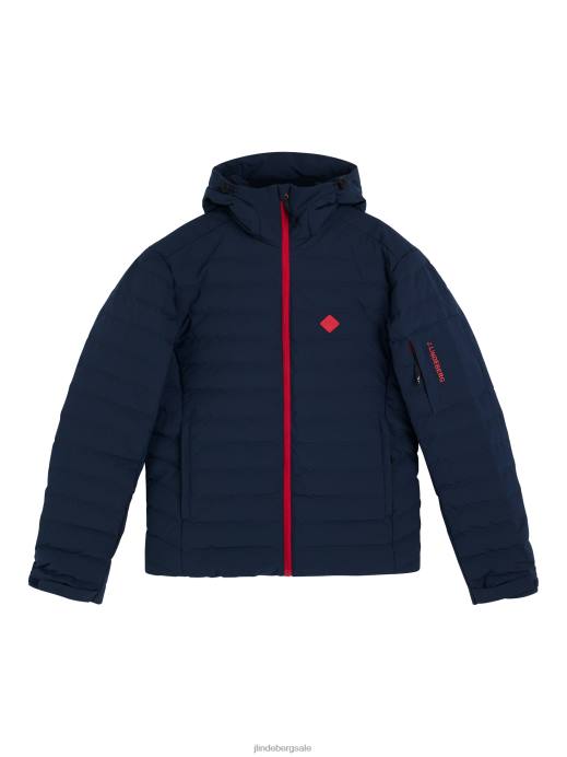 Men J.Lindeberg Navy Thermic Pro Down Jacket Clothing 8R621291