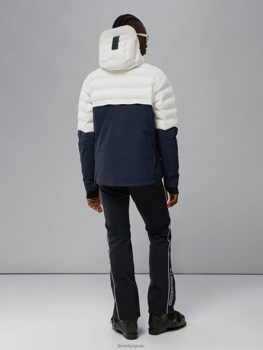 Men J.Lindeberg White Orbit Hybrid Down Jacket Clothing 8R621299