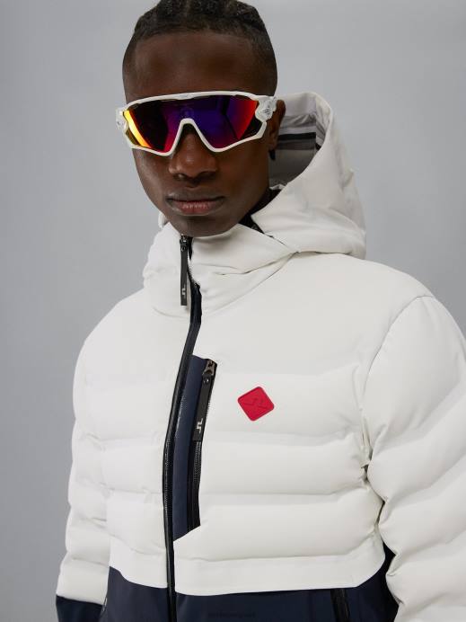Men J.Lindeberg White Orbit Hybrid Down Jacket Clothing 8R621299