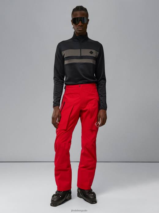 Men J.Lindeberg Barbados Cherry Aerial Shell Pant Clothing 8R621310