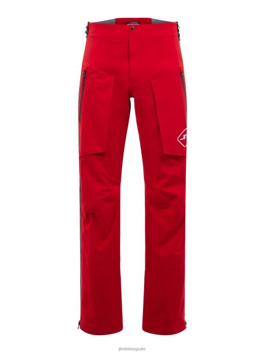 Men J.Lindeberg Barbados Cherry Aerial Shell Pant Clothing 8R621310