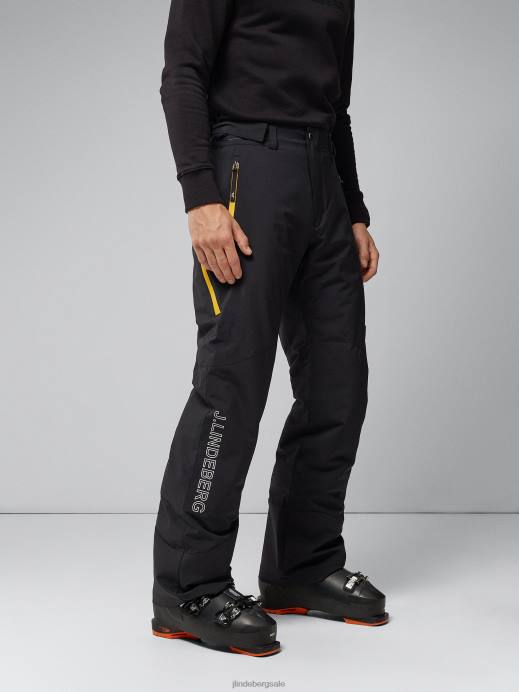 Men J.Lindeberg Black Eclipse Pants Clothing 8R621319