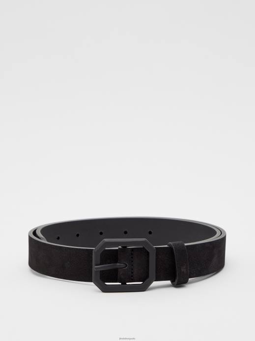 Women J.Lindeberg Black Bibbi Golf Belt Accessory 8R622876