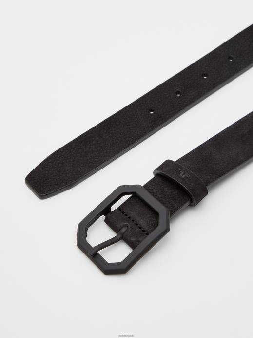 Women J.Lindeberg Black Bibbi Golf Belt Accessory 8R622876