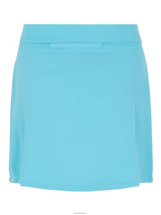 Women J.Lindeberg Beach Blue Thea Golf Skirt Clothing 8R622755