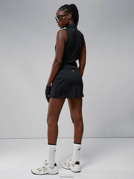 Women J.Lindeberg Black Amelie Skirt Clothing 8R622675