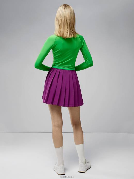 Women J.Lindeberg Gloxinia Sierra Pleat Skirt Clothing 8R622680