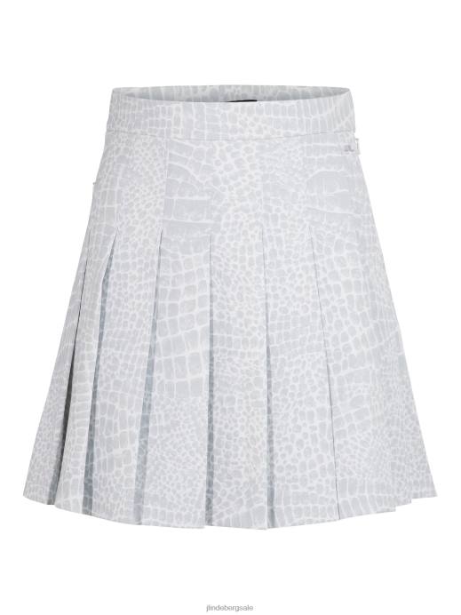 Women J.Lindeberg Micro Chip Croco Alice Printed Tx Jersey Skirt Clothing 8R622733