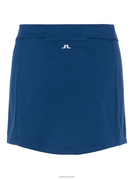 Women J.Lindeberg Midnight Blue Amelie Golf Skirt Clothing 8R622752