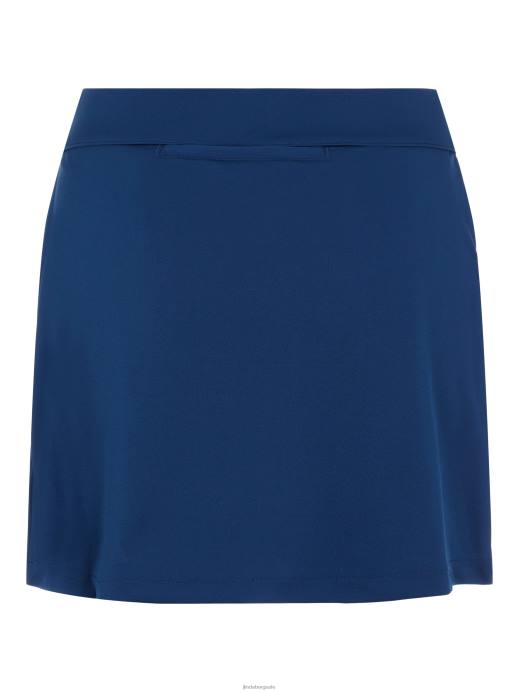 Women J.Lindeberg Midnight Blue Thea Golf Skirt Clothing 8R622756