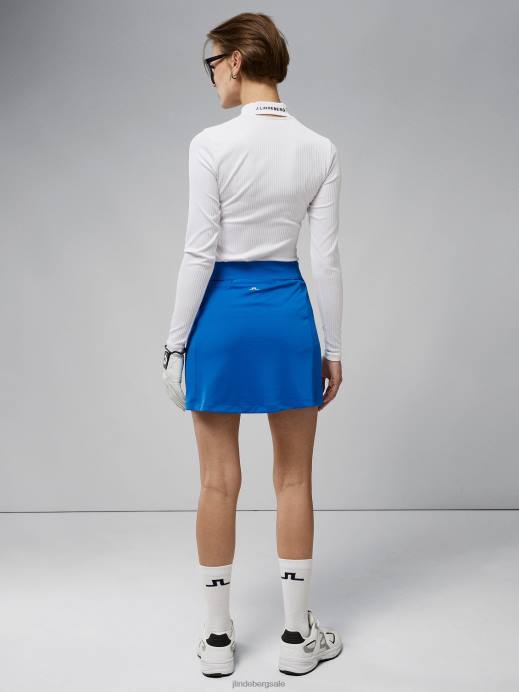 Women J.Lindeberg Nautical Blue Amelie Skirt Clothing 8R622671