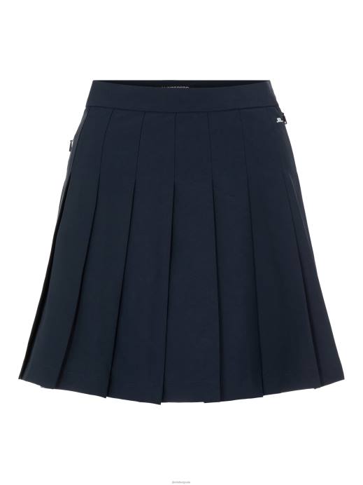 Women J.Lindeberg Navy Adina Golf Skirt Clothing 8R622760