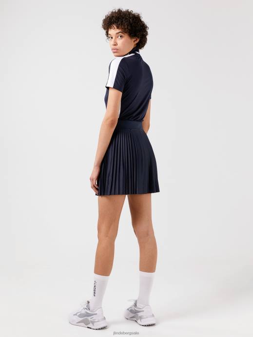 Women J.Lindeberg Navy Binx Golf Skirt Clothing 8R622737