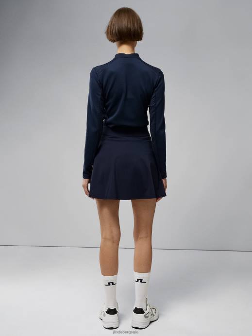 Women J.Lindeberg Navy Imani Skirt Clothing 8R622693