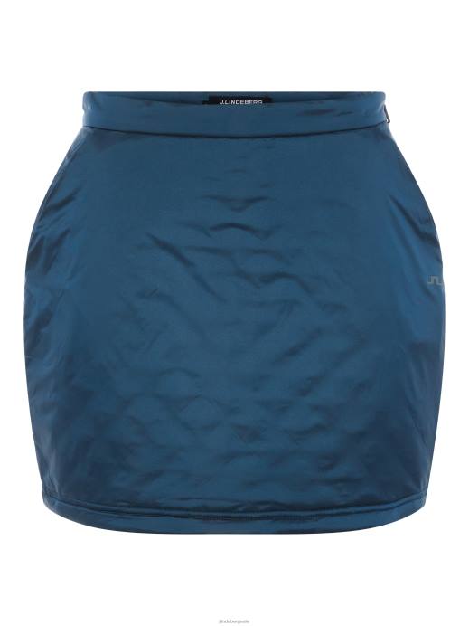 Women J.Lindeberg Orion Blue Lo Padded Golf Skirt Clothing 8R622741