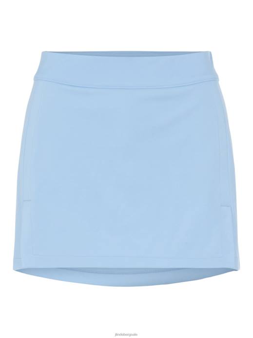 Women J.Lindeberg Summer Blue Amelie Golf Skirt Clothing 8R622750
