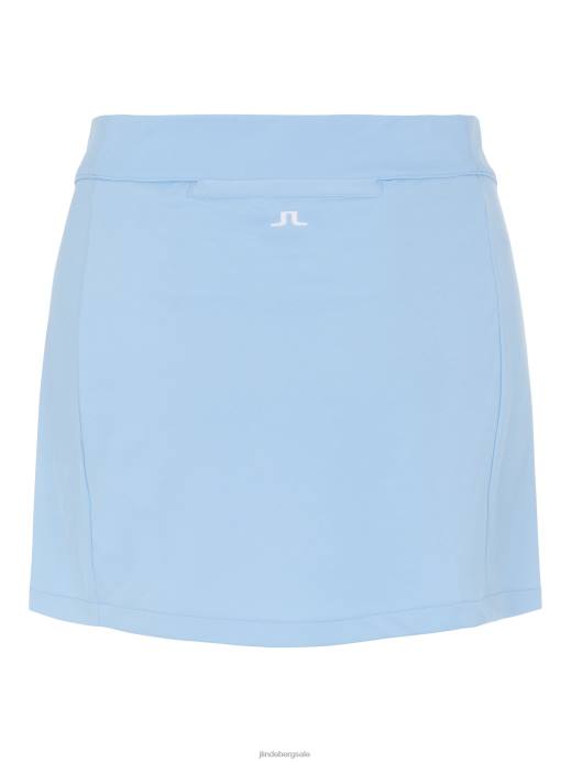 Women J.Lindeberg Summer Blue Amelie Golf Skirt Clothing 8R622750