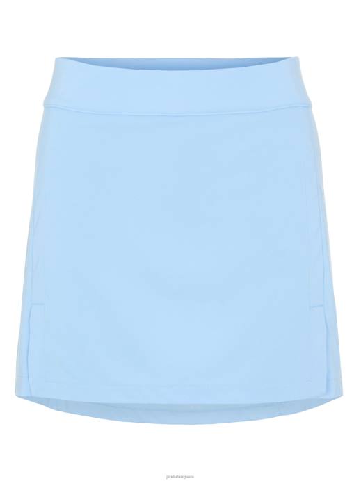 Women J.Lindeberg Summer Blue Amelie Mid-Length Skirt Clothing 8R622747