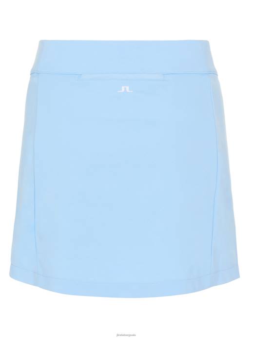 Women J.Lindeberg Summer Blue Amelie Mid-Length Skirt Clothing 8R622747