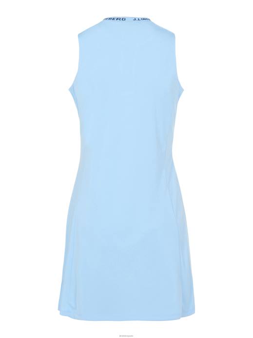 Women J.Lindeberg Summer Blue Meja Golf Dress Clothing 8R622742