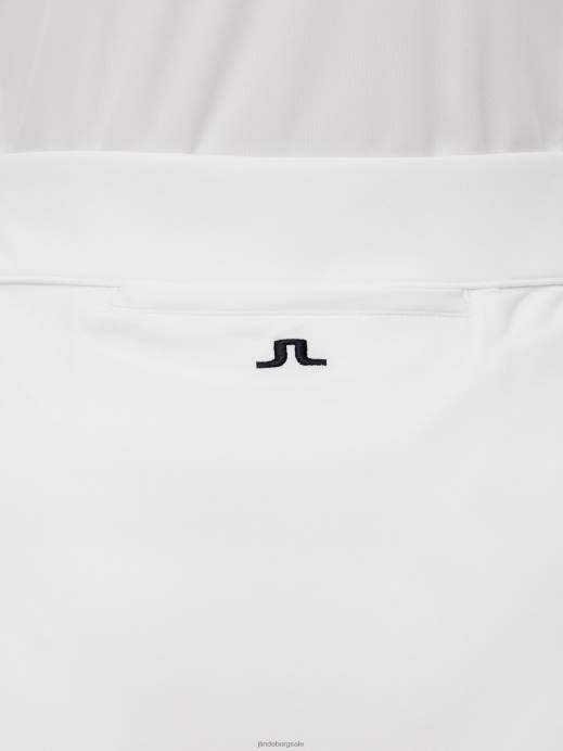 Women J.Lindeberg White Amelie Mid-Length Skirt Clothing 8R622745