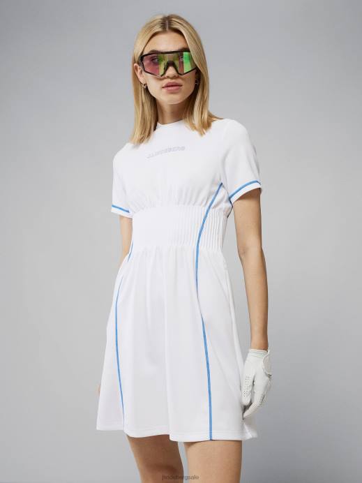 Women J.Lindeberg White Krystal Dress Clothing 8R622660