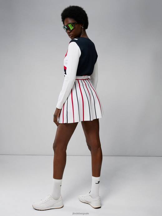 Women J.Lindeberg White River Knitted Skirt Clothing 8R622656