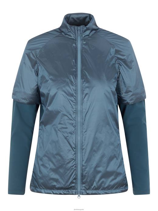 Women J.Lindeberg Captains Blue Rory Golf Jacket Clothing 8R622875