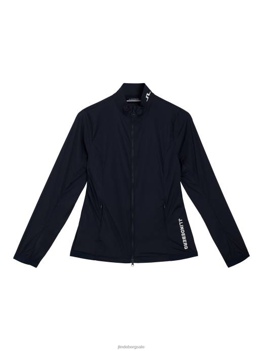 Women J.Lindeberg Navy Tenley Golf Jacket Clothing 8R622863
