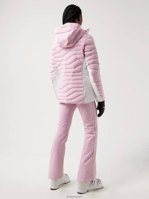 Women J.Lindeberg Pink Lavender Crystal Down Jacket Clothing 8R622868