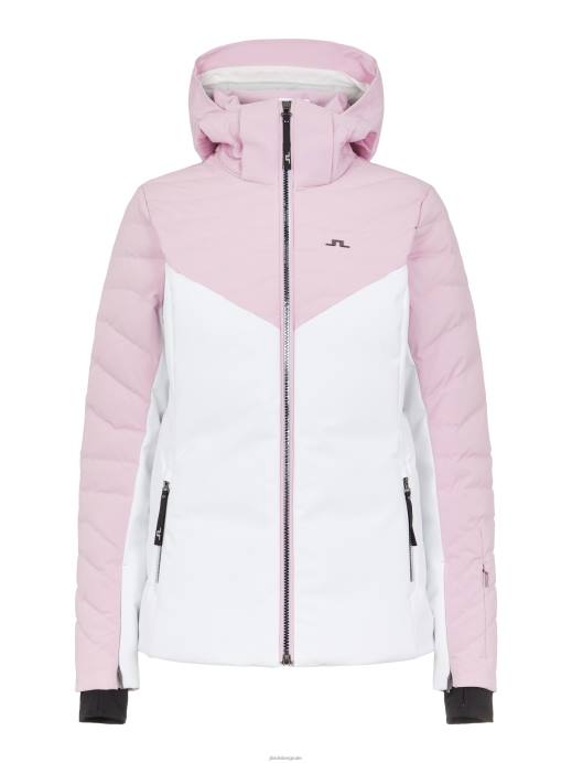 Women J.Lindeberg Pink Lavender Crystal Down Jacket Clothing 8R622868