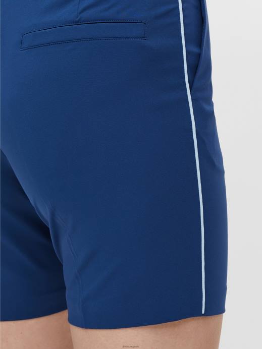 Women J.Lindeberg Midnight Blue Gwen Long Golf Short Clothing 8R622813
