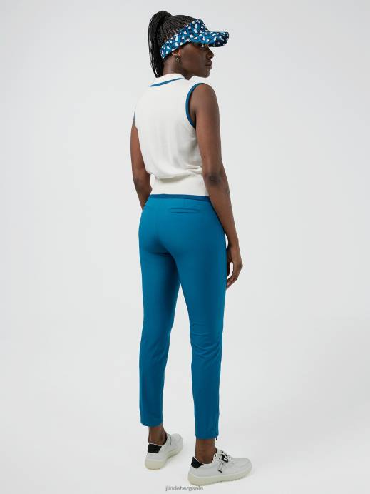 Women J.Lindeberg Moroccan Blue Pia Golf Pant Clothing 8R622802