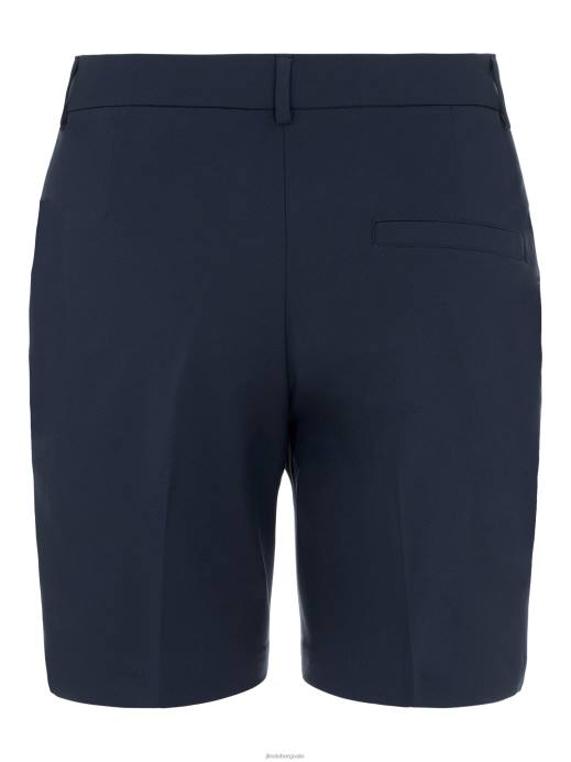 Women J.Lindeberg Navy Gwen Long Golf Short Clothing 8R622809