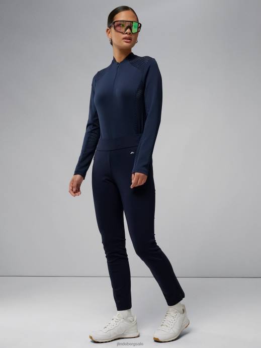 Women J.Lindeberg Navy Lea Pull On Pant Clothing 8R622771