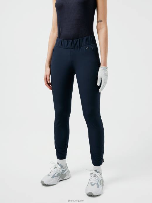 Women J.Lindeberg Navy Nea Pull On Golf Pant Clothing 8R622796