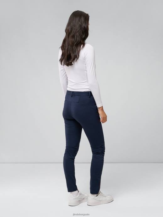 Women J.Lindeberg Navy Sierra Trekking Pants Clothing 8R622791