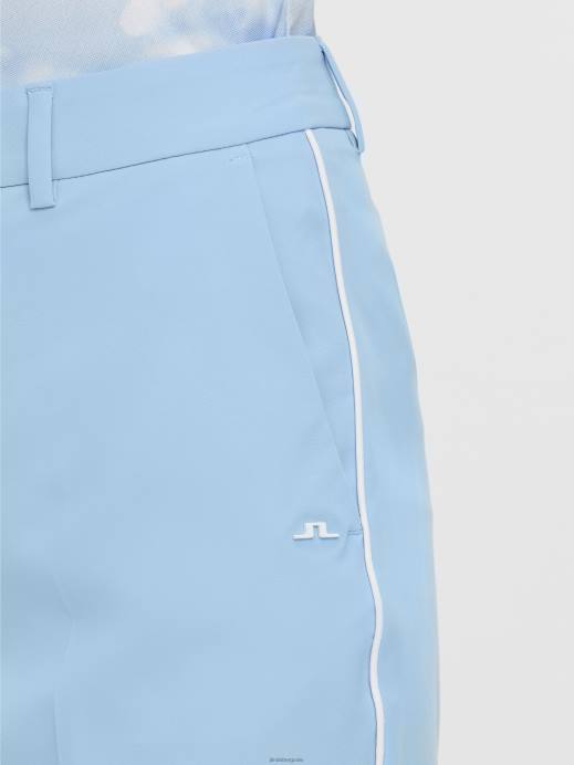 Women J.Lindeberg Summer Blue Gwen Long Golf Short Clothing 8R622810